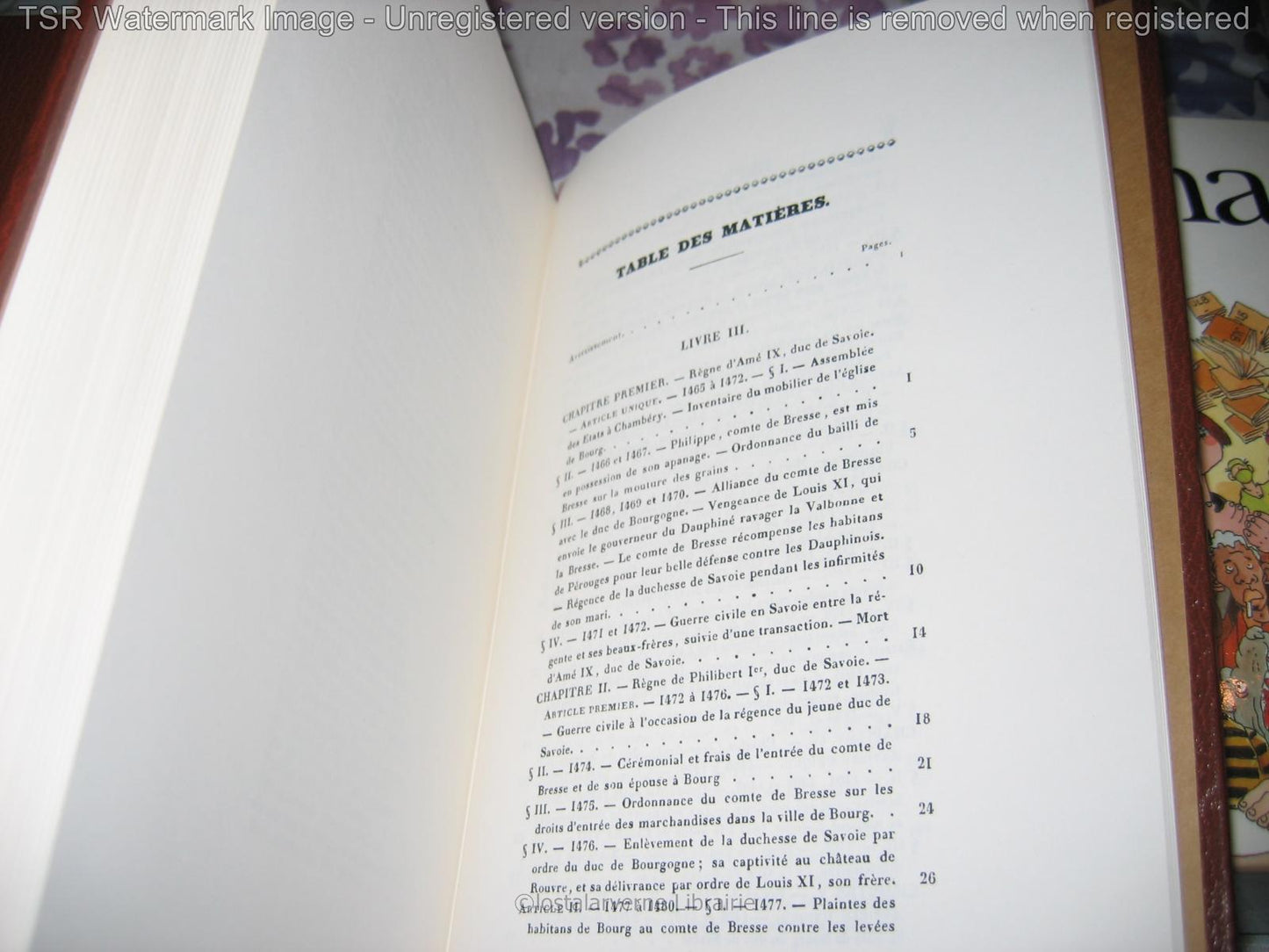 "Histoire de L'Ain" Comte de Lateyssonnière 1841 Reed. Horvath 1979 4vol 1/210