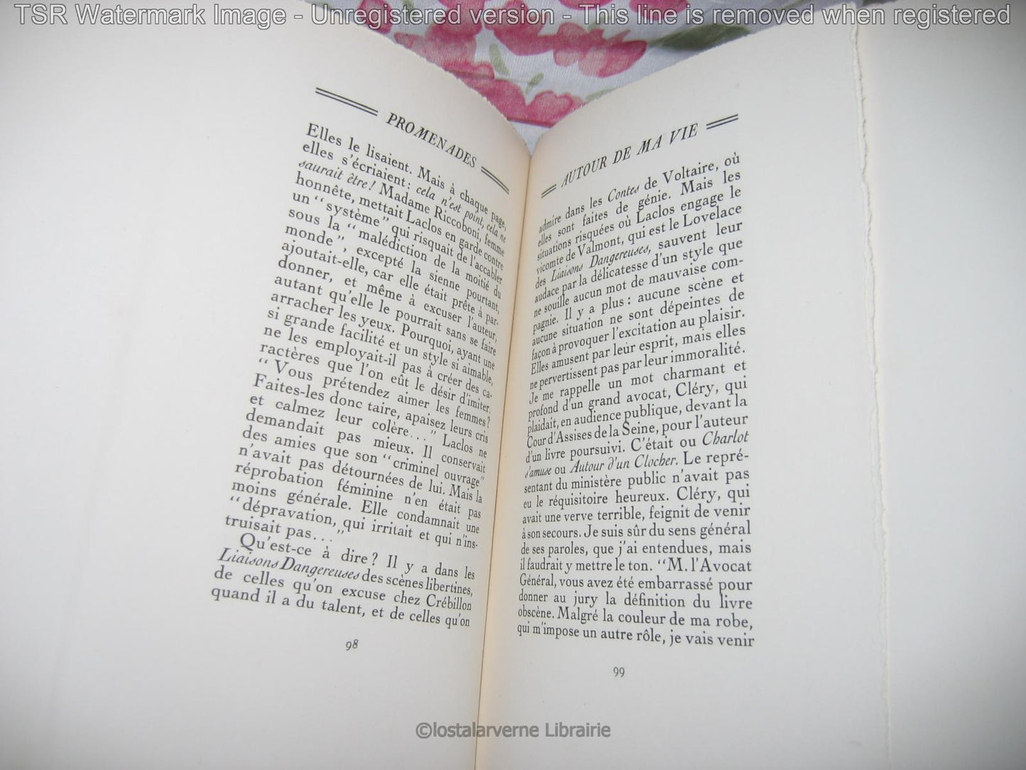 Promenades autour de ma Vie - Louis Barthou Edition Originale 1/500 1933