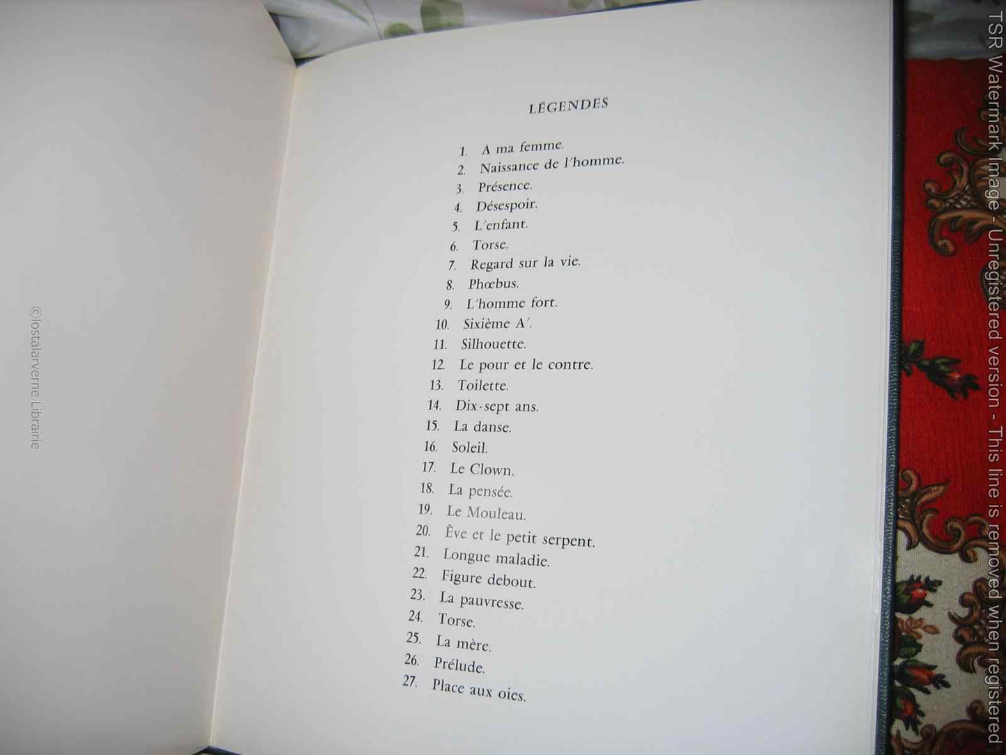 Louis Tamain TEMPS PERDU -- Nb Photos Sculptures and Drawings -- Dedicated 1967