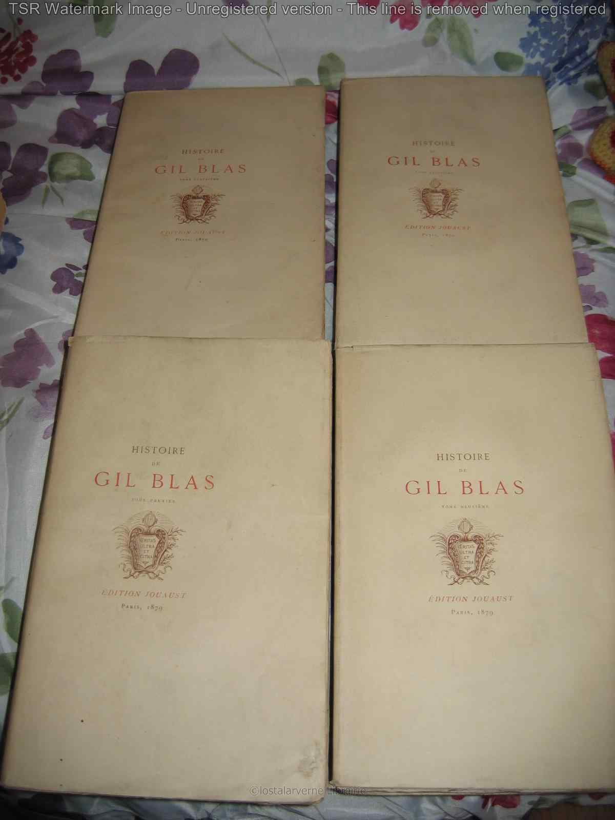LE SAGE History of Gil Blas 1879 Jouaust Etchings Los RIOS Sr Holland 1/170