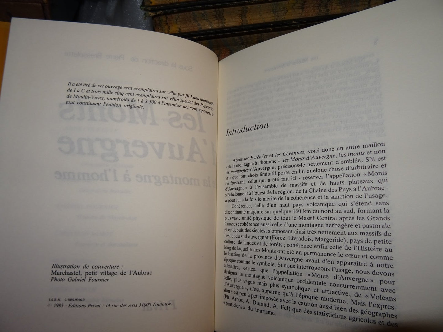 Les Monts D'Auvergne - Bressolette - Superbe monographie régionale 1983