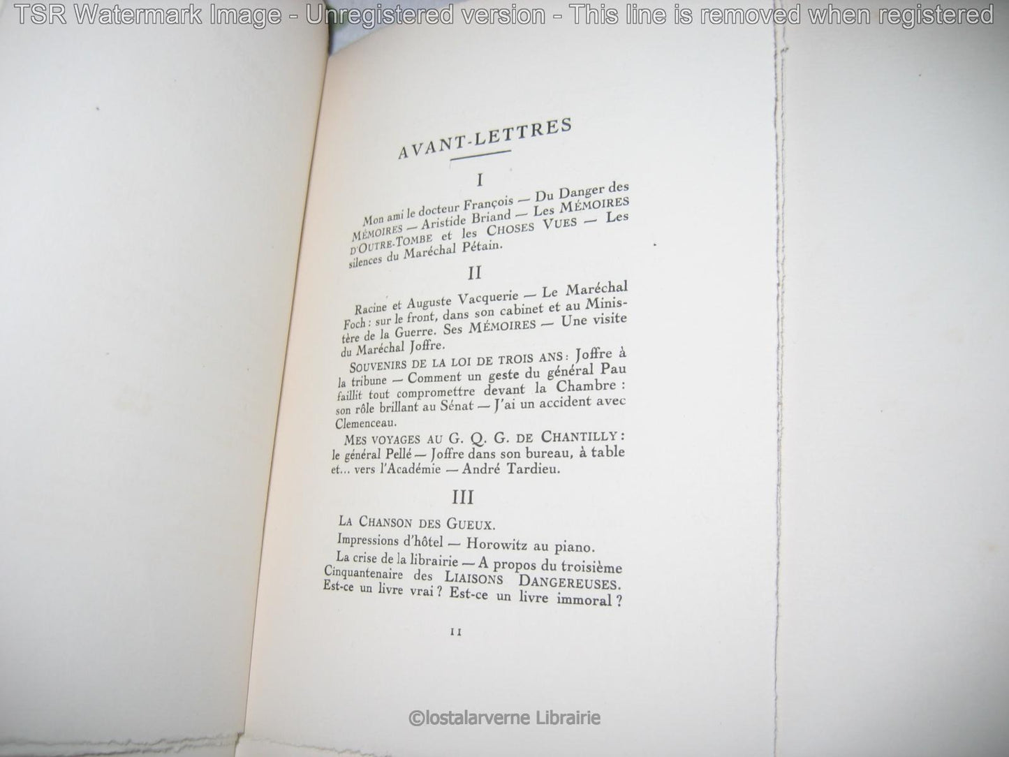 Promenades autour de ma Vie - Louis Barthou Edition Originale 1/500 1933