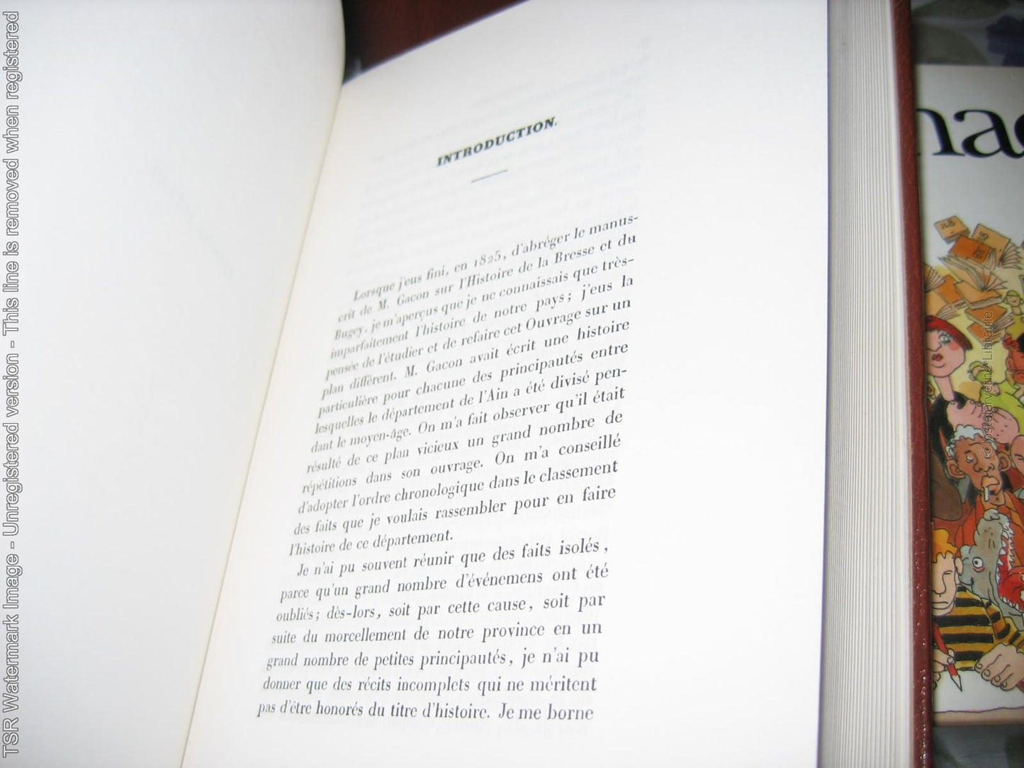 "Histoire de L'Ain" Comte de Lateyssonnière 1841 Reed. Horvath 1979 4vol 1/210