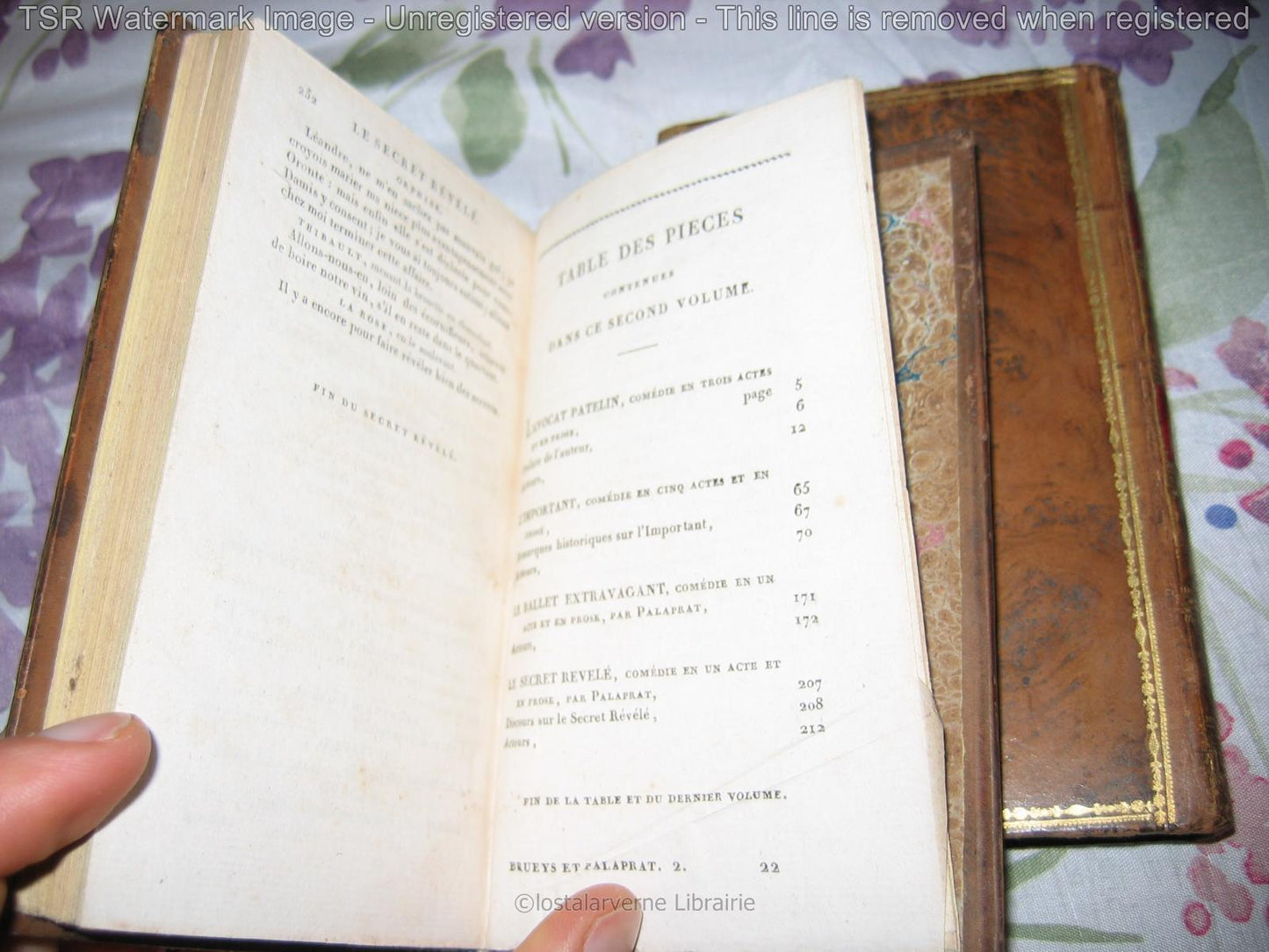 Brueys et Palaprat "Oeuvres Choisies" 2vol 1812 Théâtre Ed. stéréotype Didot