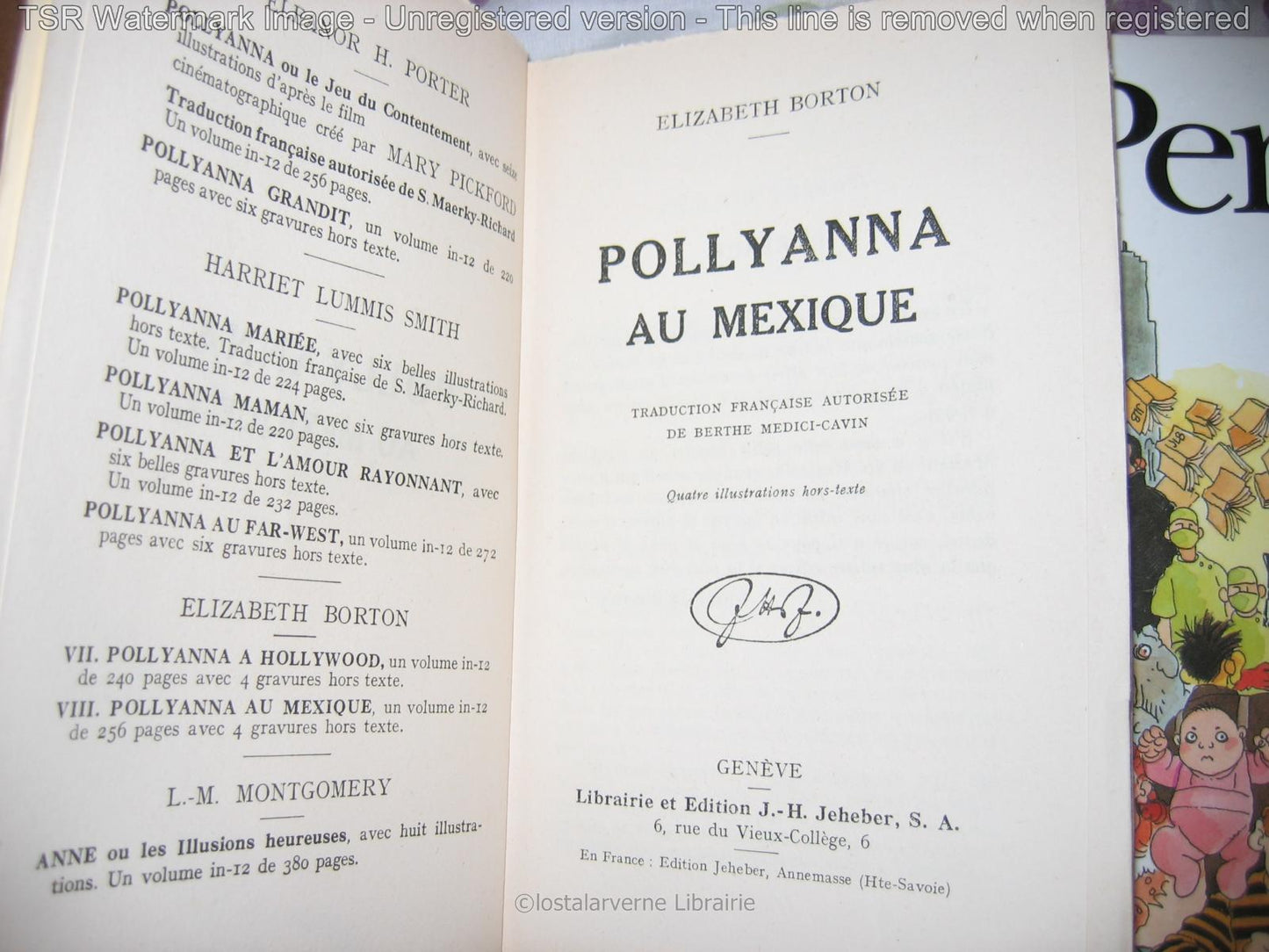 POLLYANNA Au Mexique - Elisabeth Borton - joliment illustré par Harold CUE 1938