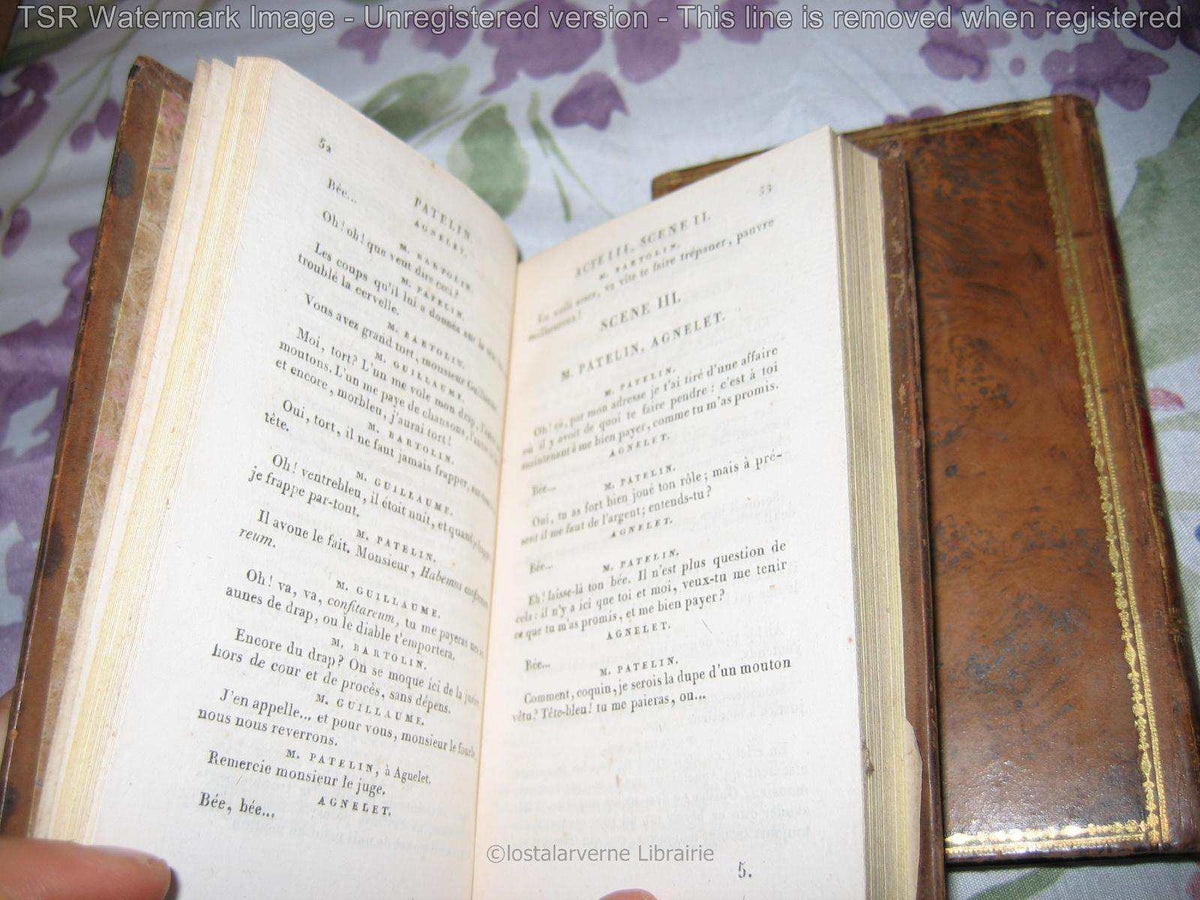 Brueys and Palaprat "Selected Works" 2vol 1812 Theater Ed. stereotype Didot