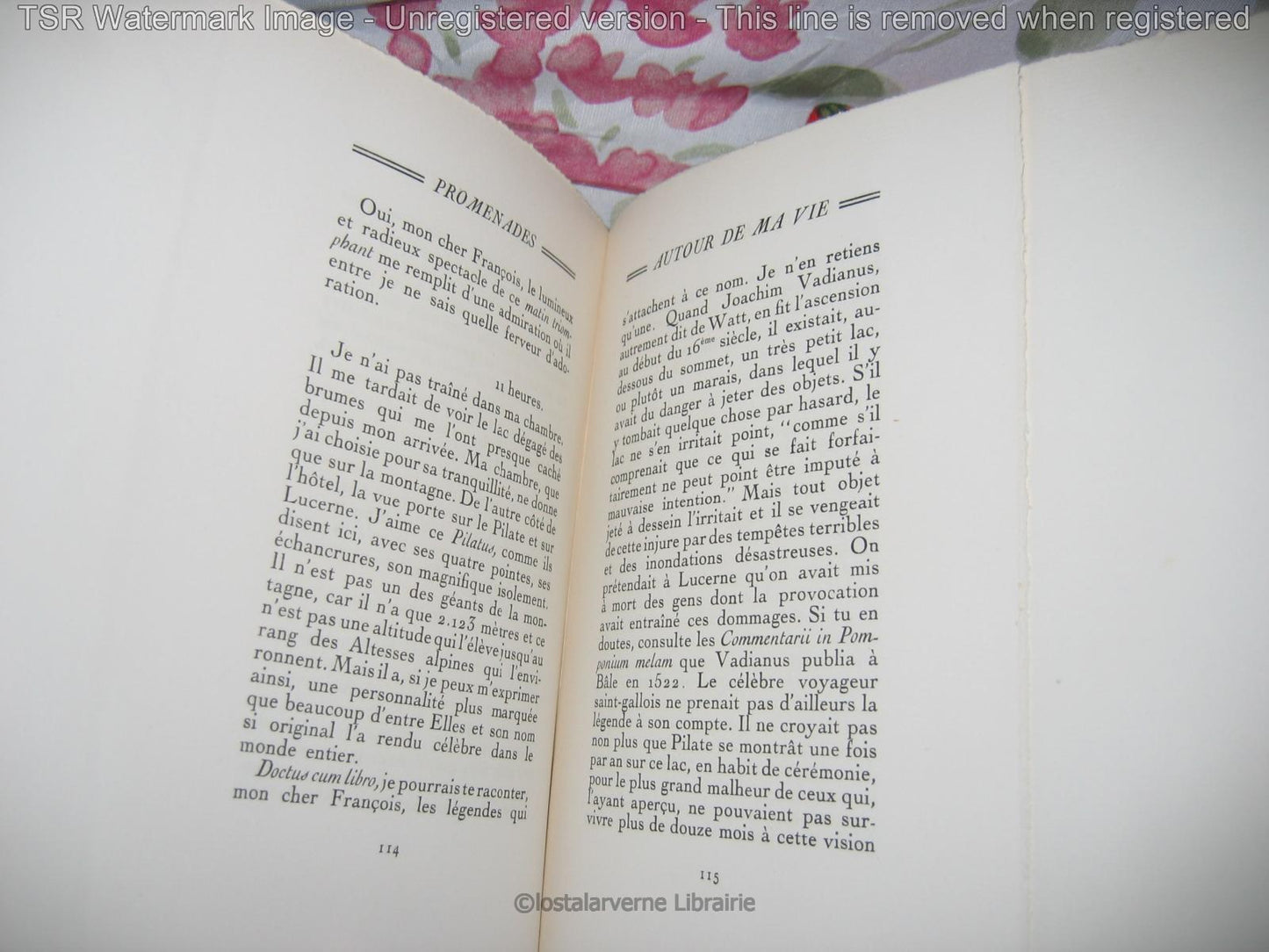 Promenades autour de ma Vie - Louis Barthou Edition Originale 1/500 1933