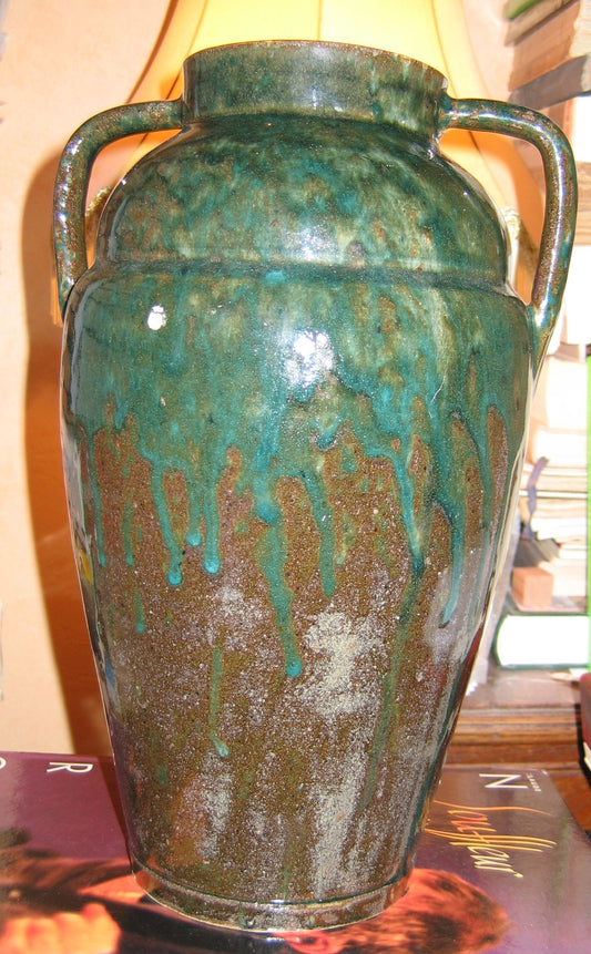 Beautiful Flamed Sandstone Vase Brand "Reflex ALP" 50s