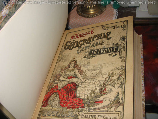 Nouvelle Géographie de la France - Maurice Wahl - Nb Gravures Superbe Reliure
