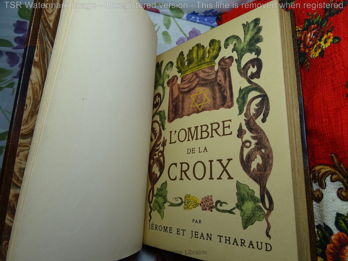 L'Ombre de la Croix - Tharaud - ill par FEDER - Reliure Maroquin Superbe 1932