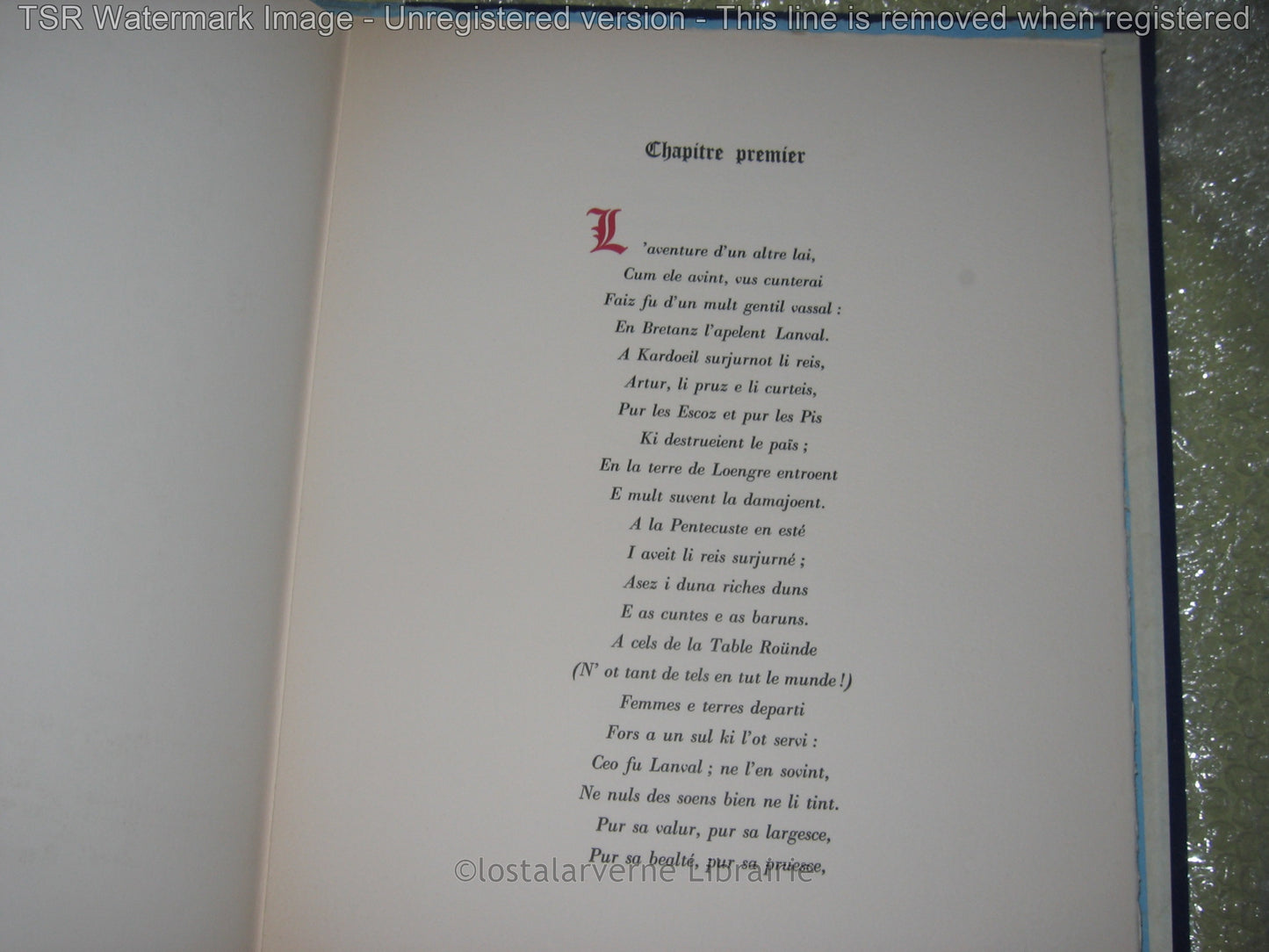Le Lai de Lanval - Marie de France - Ed. SEFER ill. Lucy Boucher - Superbe