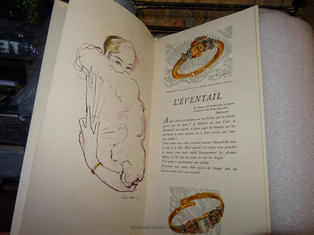 La canción de los Bonitos Gestos - folleto Relojes OMEGA - Pierre Simon 1950