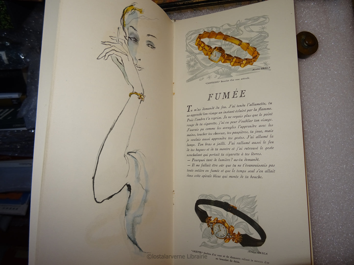La chanson des Jolis Gestes - plaquette Montres OMEGA - Pierre Simon 1950