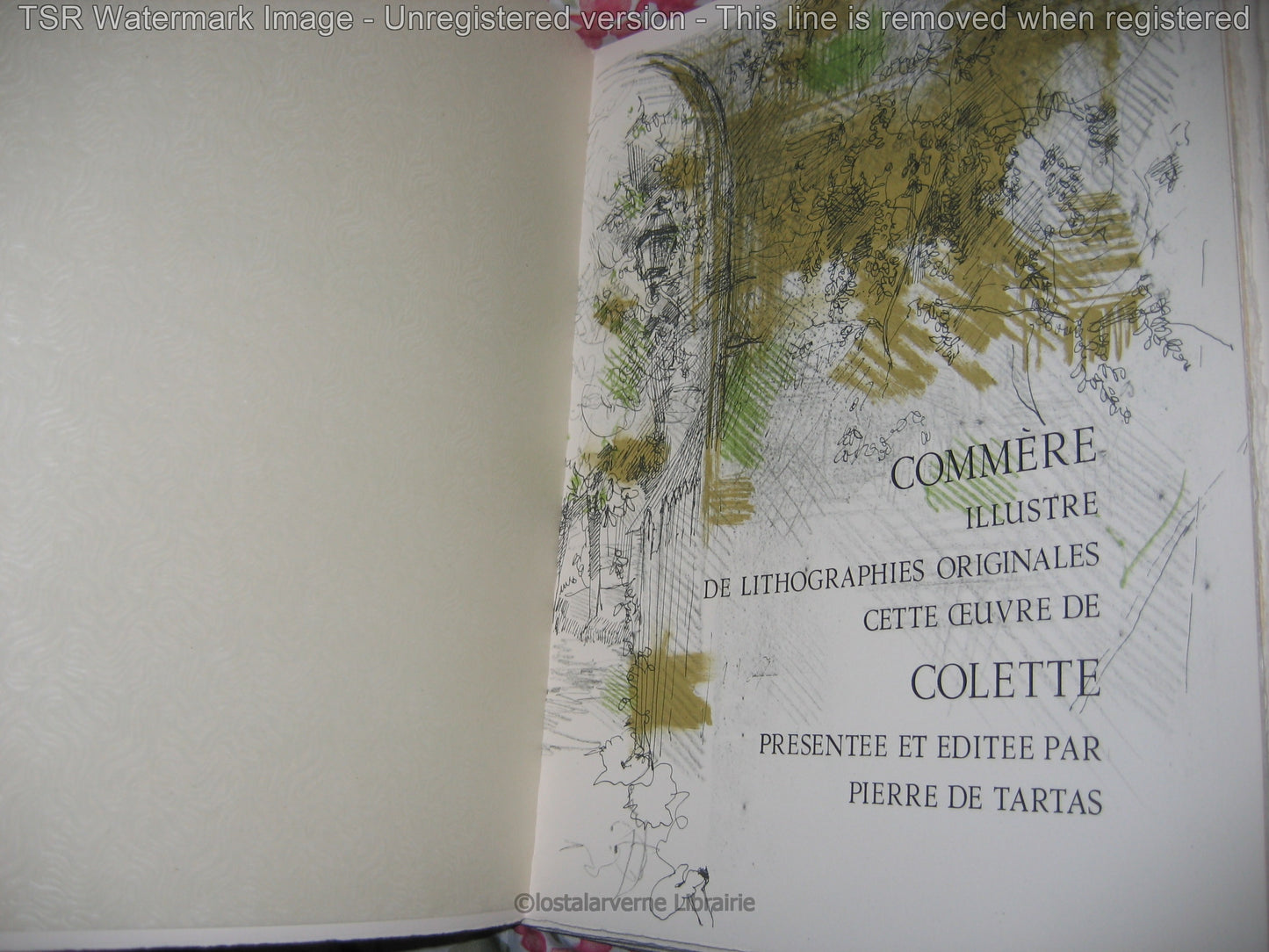 Pour Un Herbier COLETTE - Lithographies originales Commère 1/200 1972 Superbe