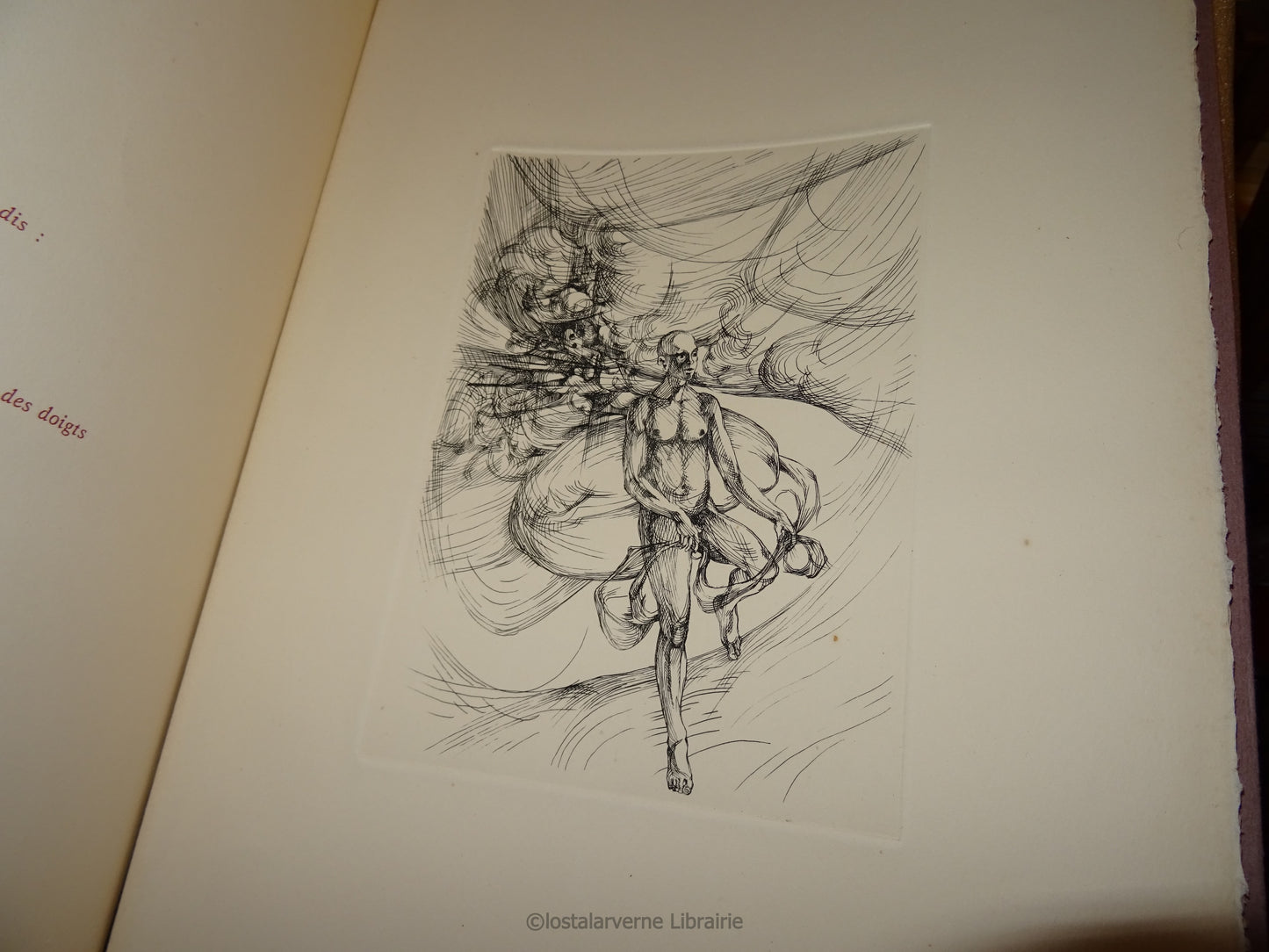 Le jour des morts - Mouloudji - Poème Original Gravures Gilbert Sabatier 1/100
