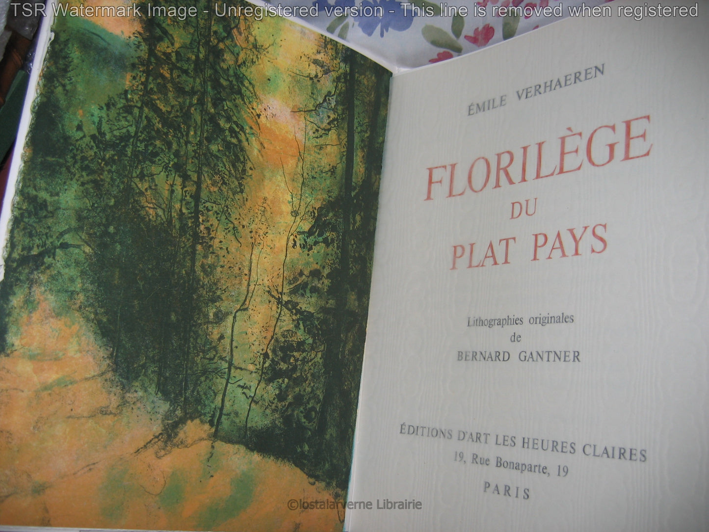 Florilège du Plat Pays - Emile Verhaeren illustré par GANTNER 1969 1/190
