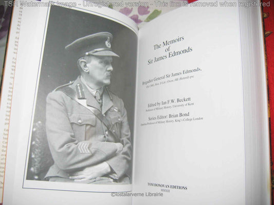 Las memorias de Sir James Edmonds 1/300 Ian Beckett 2013 Historia militar