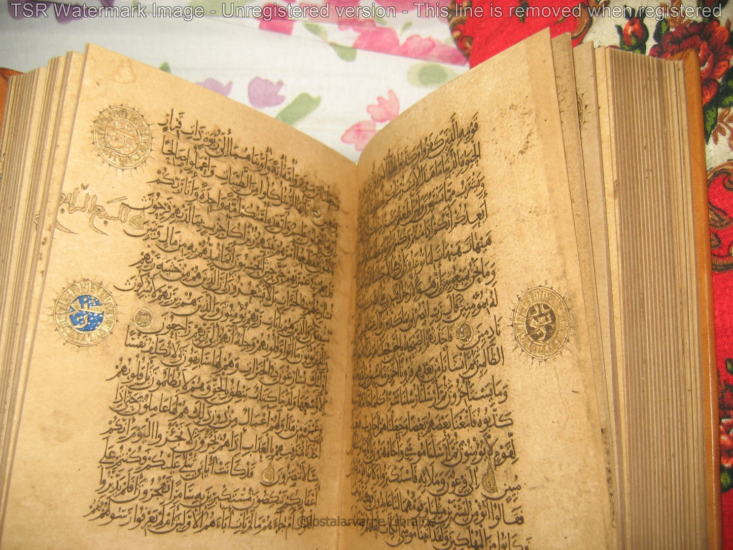 Le Coran - Manuscrit Ibn al-Bawwab Club du Livre 4 Vol avec ENVOI de Zenderoudi