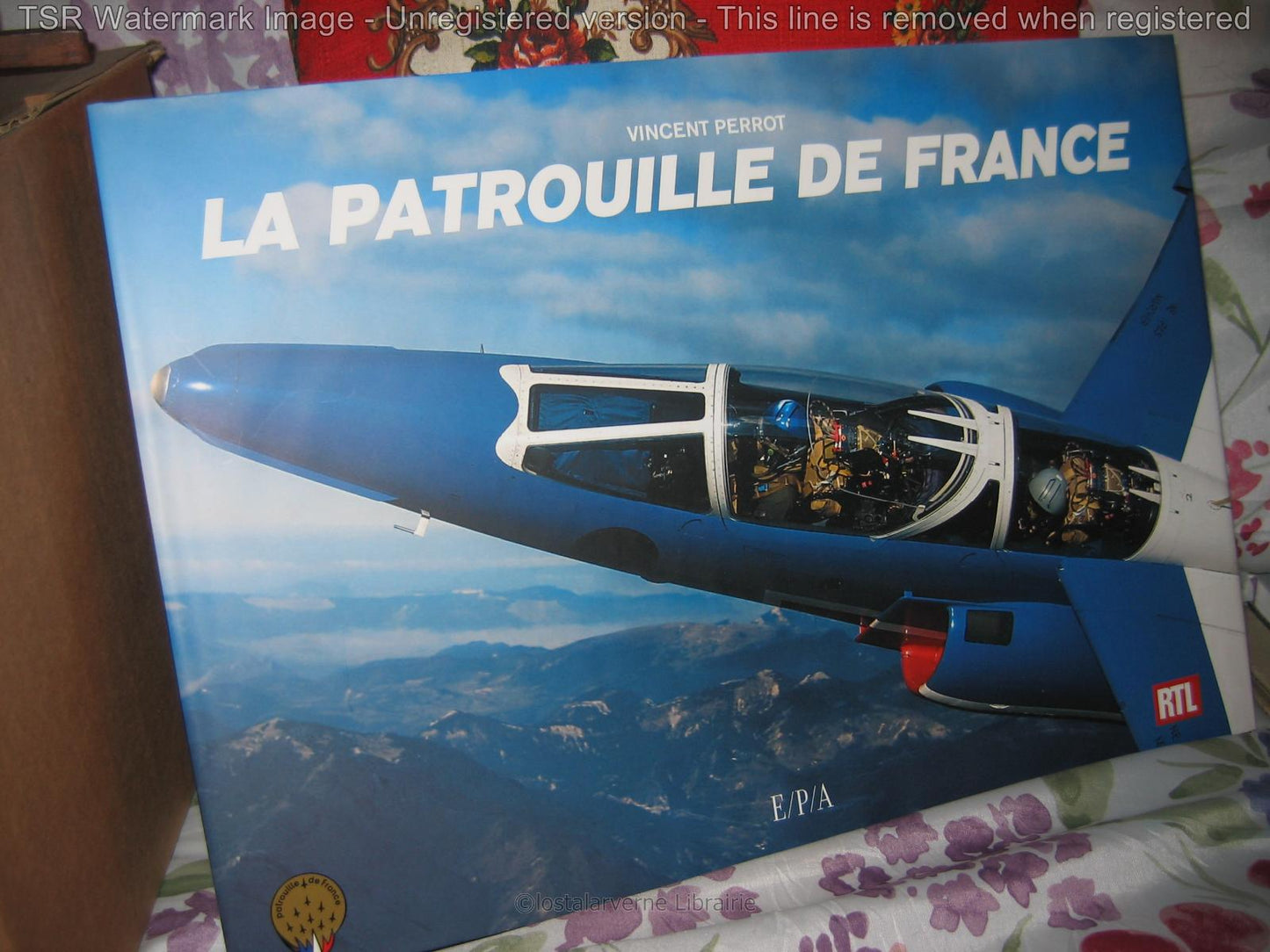 Patrouille de France "ALPHA JET Profil" Litho 1988 Signée CONNAN + Livre PERROT