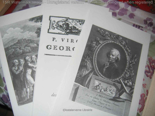 Is Delille Dead? Studies on the famous Poet with 4 unpublished EO + Suite 1967