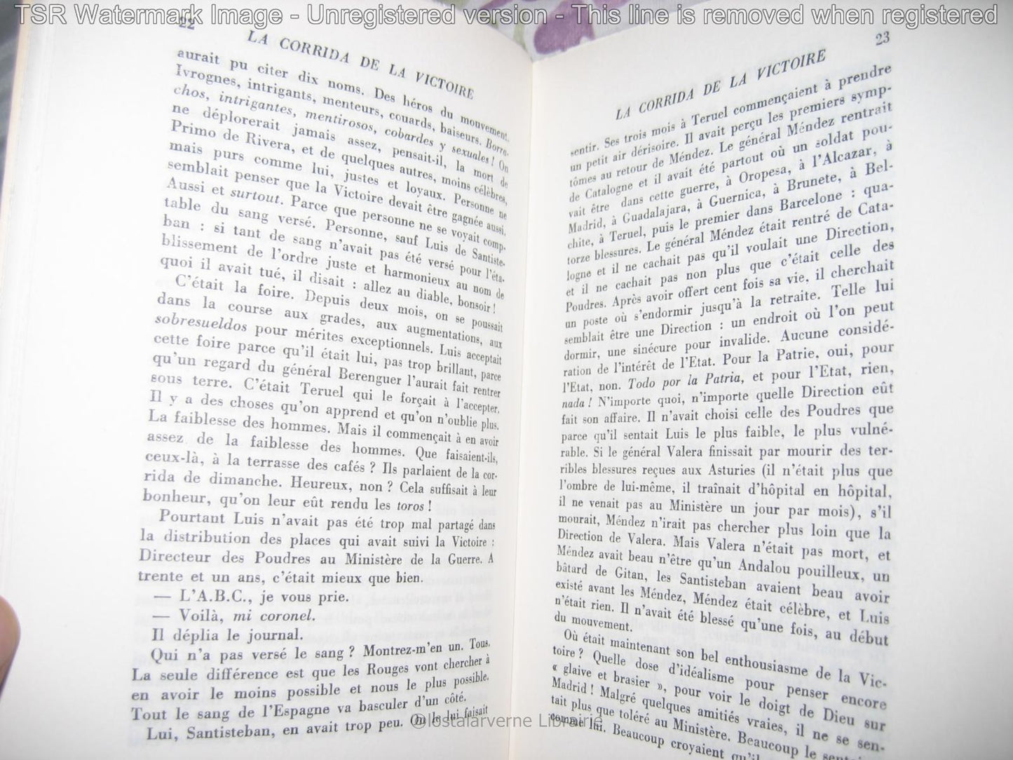 "La Corrida de la Victoire" Georges Conchon Envoi de L'auteur 1960 Albin Michel