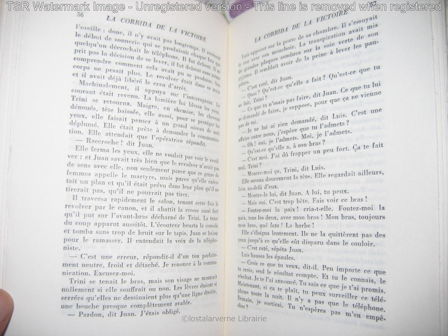 "La Corrida de la Victoire" Georges Conchon Envoi de L'auteur 1960 Albin Michel