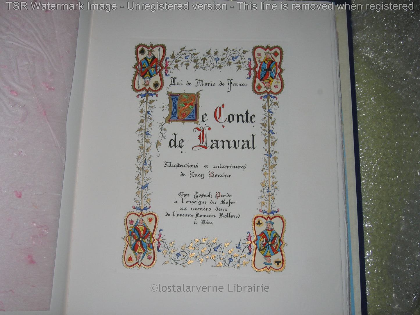 Le Lai de Lanval - Marie de France - Ed. SEFER ill. Lucy Boucher - Superbe