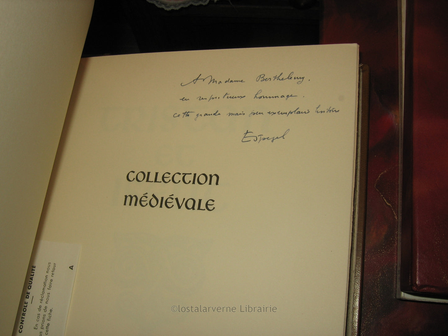 Tristan et Iseut - Pierre D'espezel - ill Jean Chièze - Avec Envoi 1956 TBE