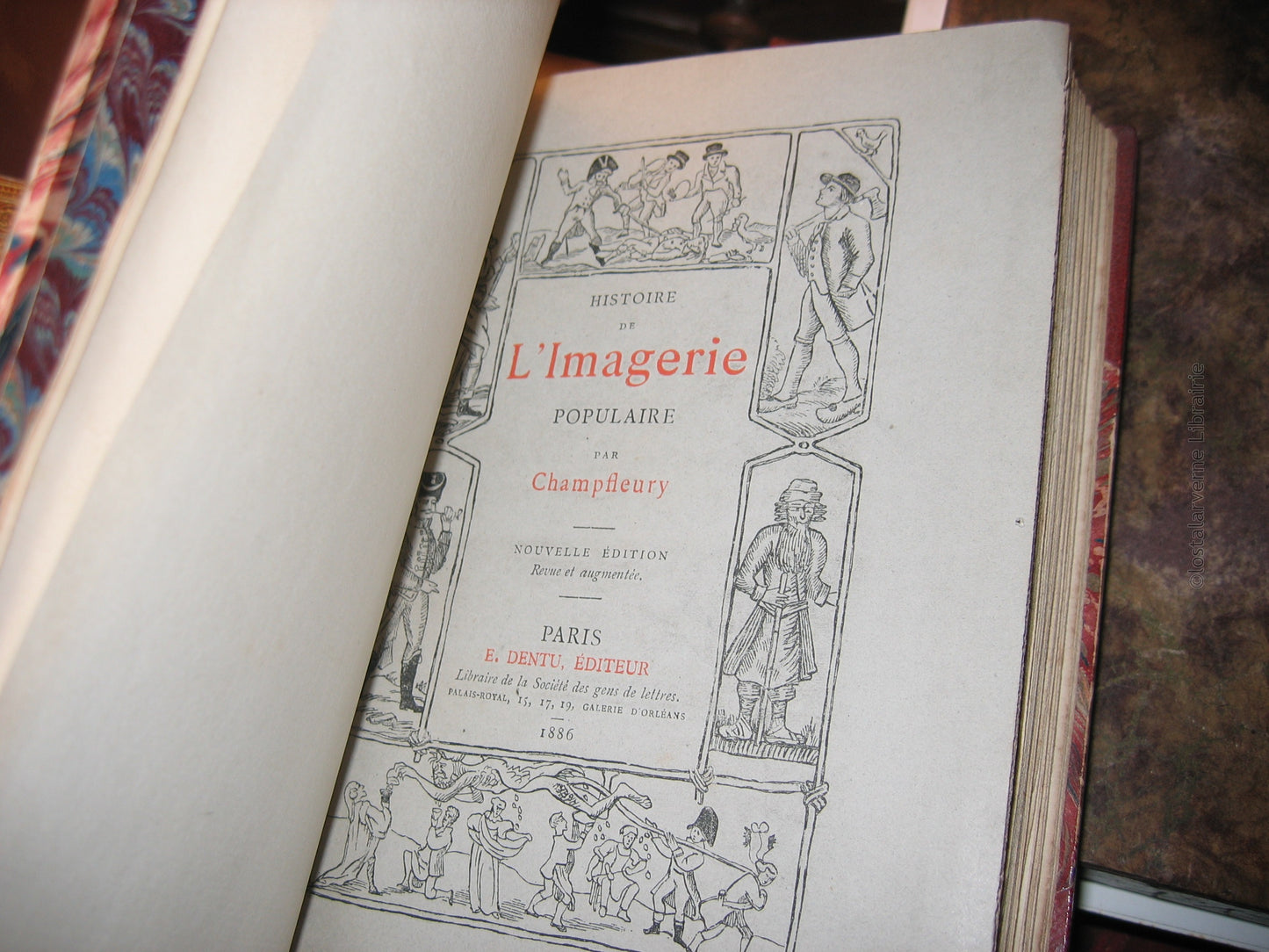 Champfleury - Imagerie Populaire - Reliure Signée Charles Meunier - sur hollande