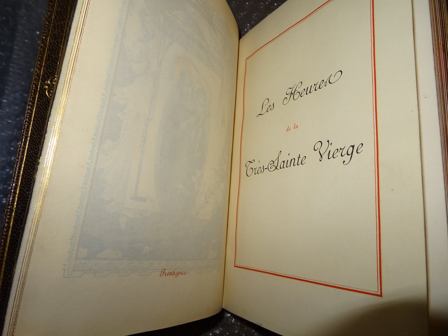 Heures de la Très Sainte Vierge - ill Dubufe - Rel. Maroquin 1895 Maison Goupil