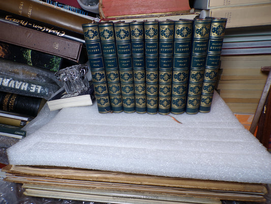 Oeuvres de François Coppée - 9 vol - Editions Lemerre -  Superbe Reliure 1891