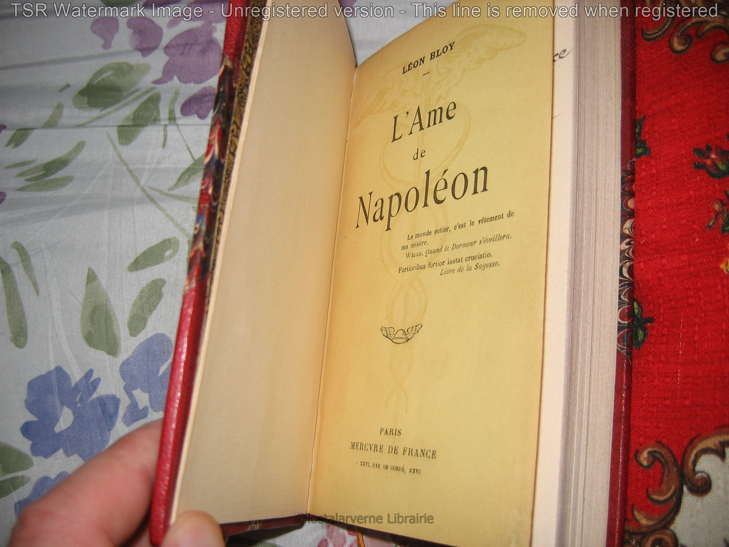 L'âme de Napoléon - Léon Bloy - EO avec bel envoi autographe intimiste 1912 - Relié