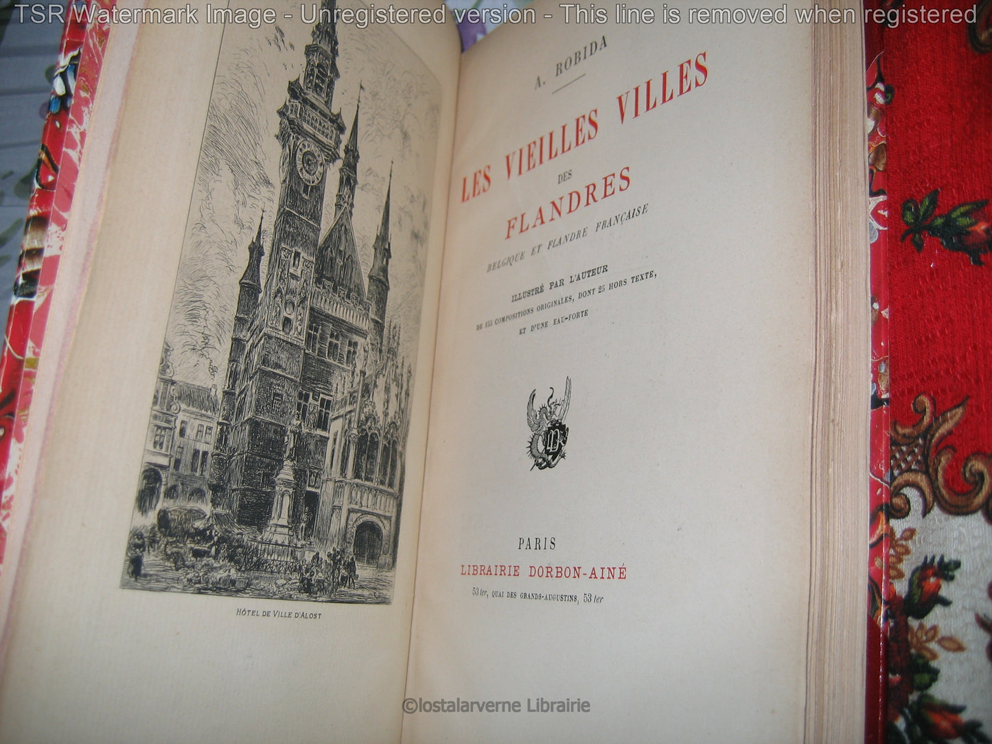 Vieilles Villes des Flandres - Albert Robida 1908 - Rel. Chagrin - Patrimoine