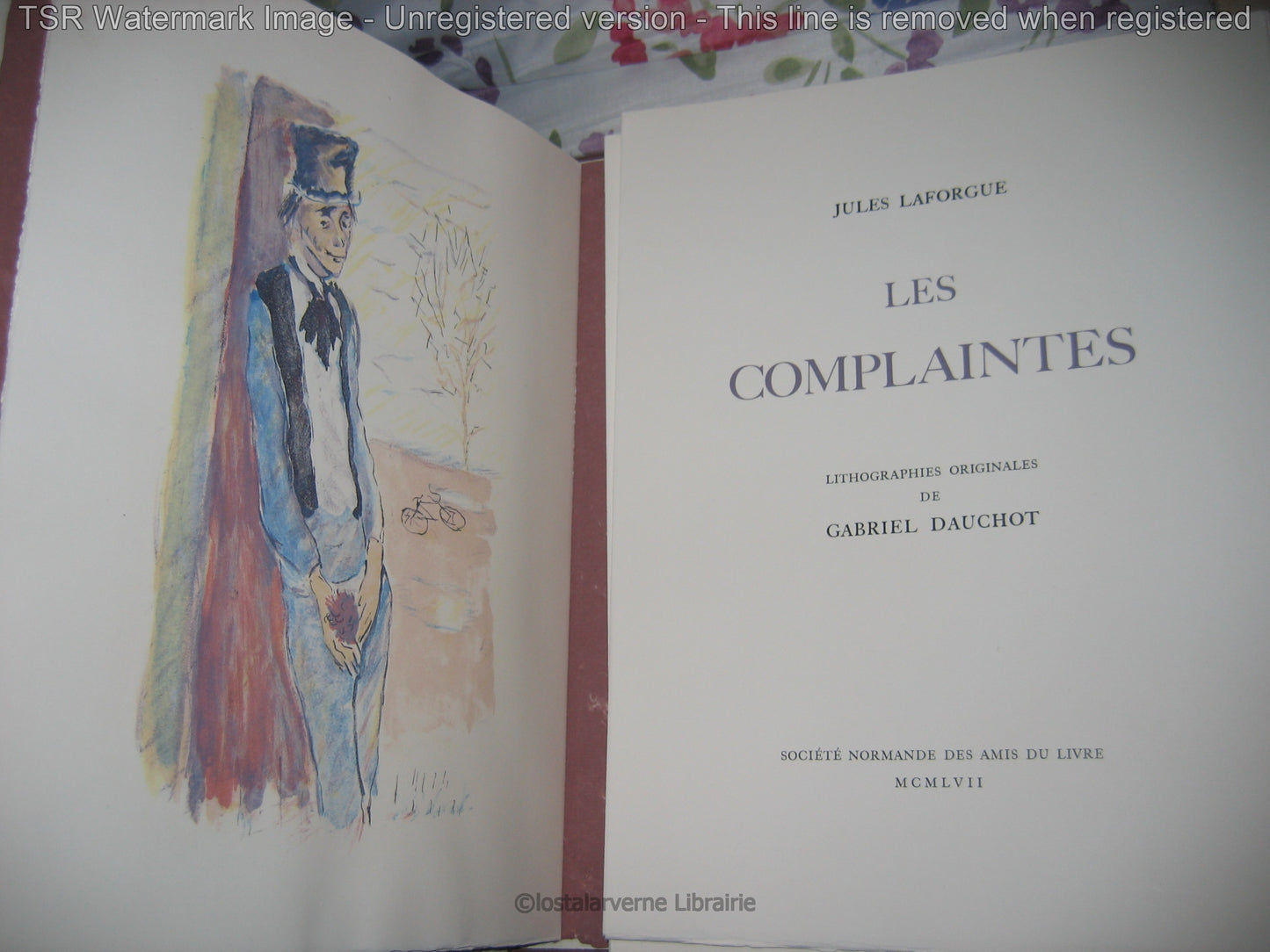 Les Complaintes Jules Laforgue - Lithos Dauchot 1/100 Avec SUITE 1957 Poésie