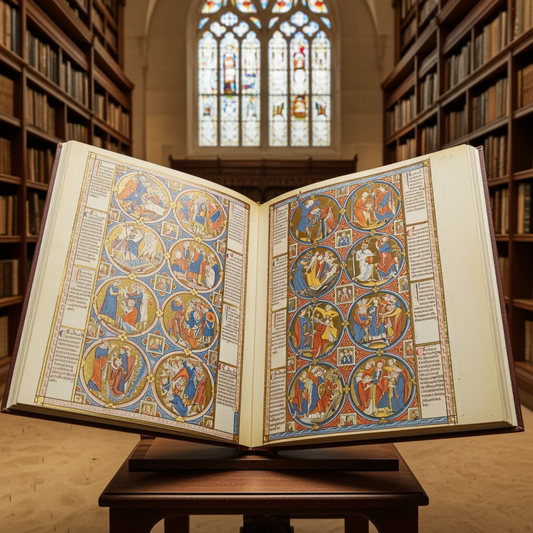 The Moralized Bible - Book Club Fac Simile CODEX 2554 - Illuminations