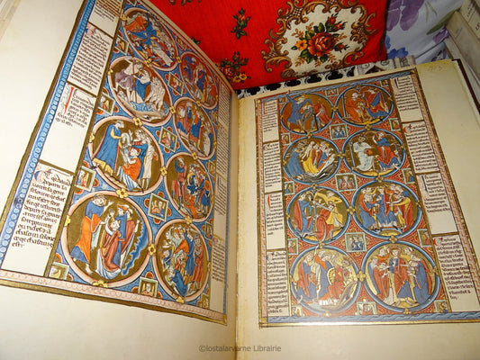 La Bible Moralisée - Club du Livre Fac Simile CODEX 2554 - Enluminures